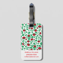Frida Kahlo | Skulls & Roses Luggage Tag
