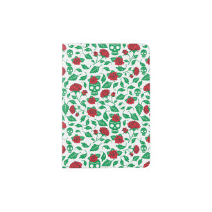 Frida Kahlo   Skulls & Roses Passport Holder