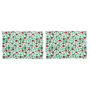 Frida Kahlo Skulls & Roses Pillowcase