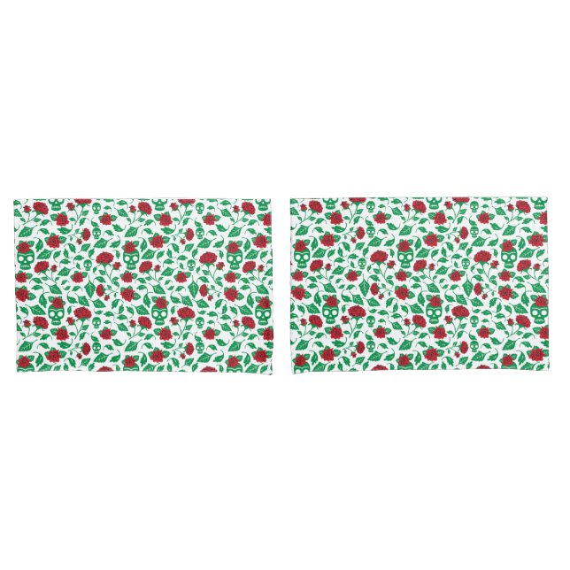 Frida Kahlo | Skulls & Roses Pillowcase (Front-Set)