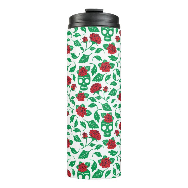 Frida Kahlo | Skulls & Roses Thermal Tumbler (Front)