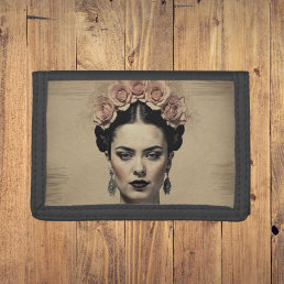 Frida Kahlo - Surreal Retro Artistic Trifold Wallet