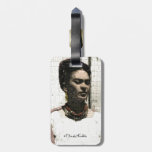 Frida Kahlo Textile Portrait Luggage Tag at Zazzle