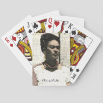 Frida Kahlo Textile Portrait Poker Cards