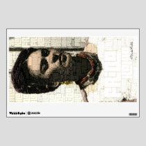 Frida Kahlo Textile Portrait Wall Decal