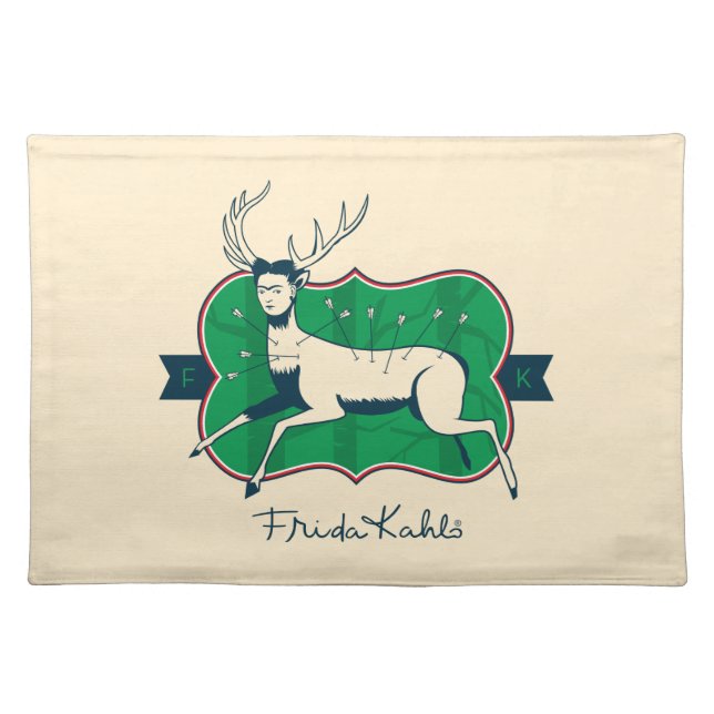 Frida Kahlo | The Wounded Deer Cloth Placemat (Front)