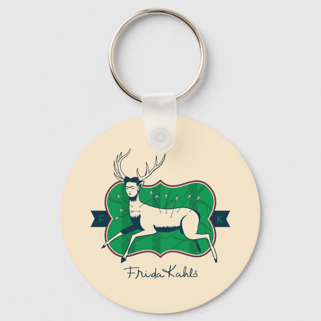 Frida Kahlo | The Wounded Deer Keychain (Front)