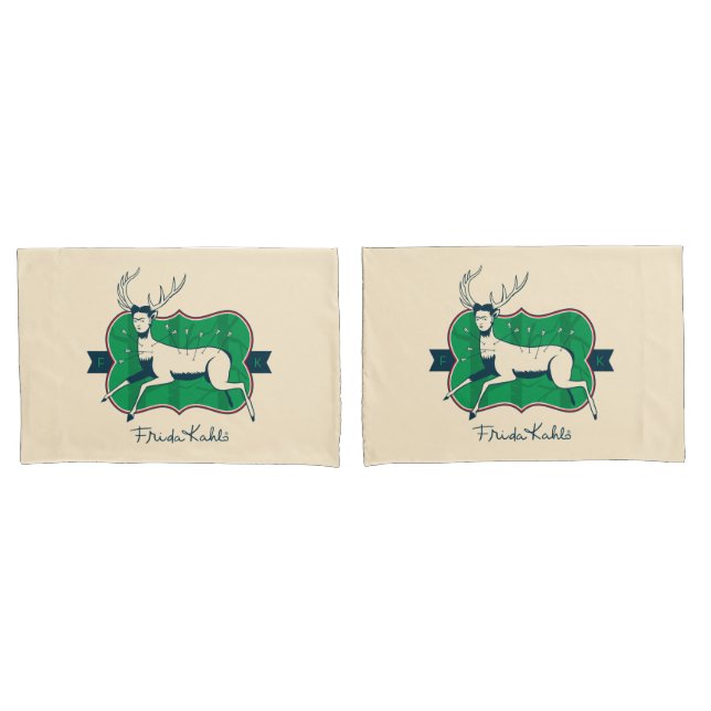 Frida Kahlo | The Wounded Deer Pillow Case (Front-Set)