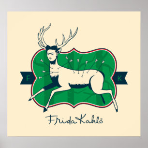 Frida Kahlo The Wounded Deer Poster