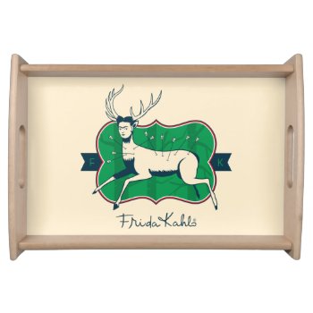 Frida Kahlo | The Wounded Deer Serving Tray by fridakahlo at Zazzle