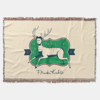 Frida Kahlo | The Wounded Deer Throw Blanket by fridakahlo at Zazzle