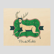 Frida Kahlo | The Wounded Deer Wood Wall Art