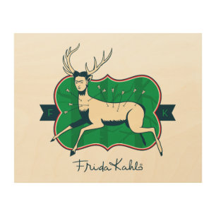 Frida Kahlo The Wounded Deer Wood Wall Art