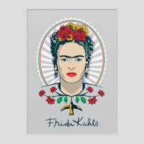 Frida Kahlo | Vintage Floral Acrylic Print