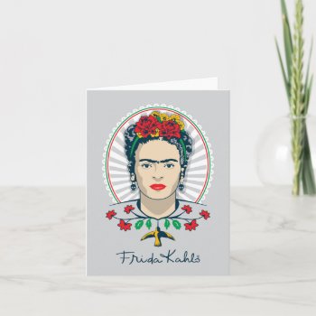 Frida Kahlo | Vintage Floral Card by fridakahlo at Zazzle