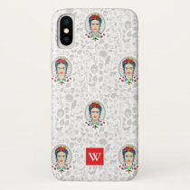 Frida Kahlo | Vintage Floral iPhone X Case