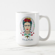 Frida Kahlo | Vintage Floral Coffee Mug