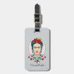 Frida Kahlo | Vintage Floral Luggage Tag at Zazzle