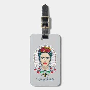 Frida Kahlo | Vintage Floral Luggage Tag by fridakahlo at Zazzle