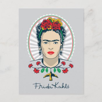 Frida Kahlo | Vintage Floral Postcard by fridakahlo at Zazzle