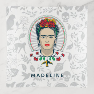 Frida Kahlo Vintage Floral Trinket Tray