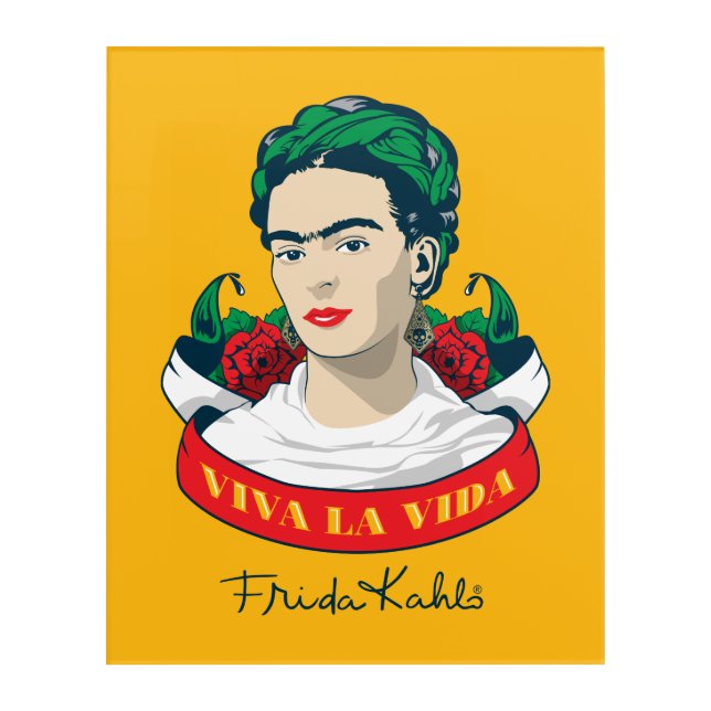 Frida Kahlo | Viva la Vida Acrylic Print (Front)