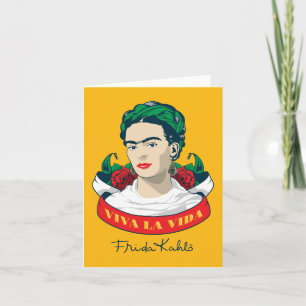 Frida Kahlo Viva la Vida Card