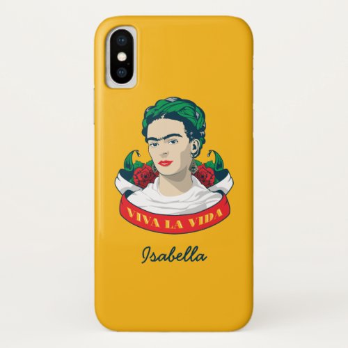 Frida Kahlo  Viva la Vida iPhone X Case