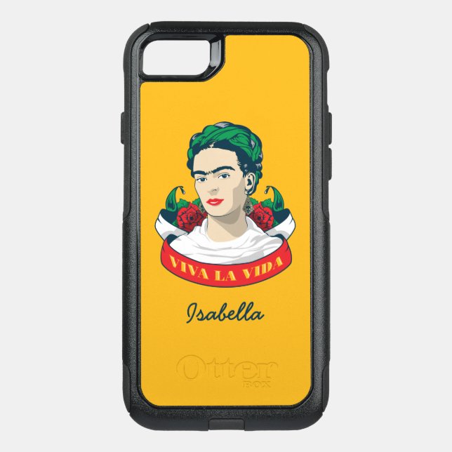 Frida Kahlo | Viva la Vida Otterbox iPhone Case (Back)