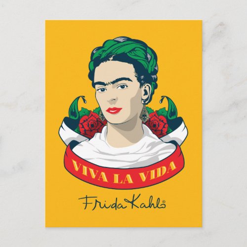 Frida Kahlo  Viva la Vida Postcard