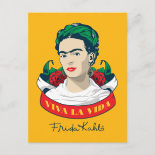 Frida Kahlo Viva la Vida Postcard