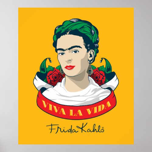 Frida Kahlo  Viva la Vida Poster