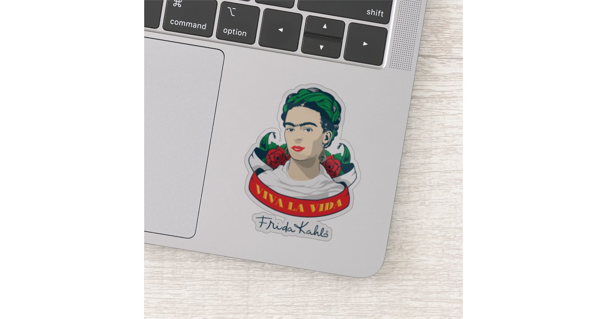 Frida Kahlo Viva La Vida Sticker Zazzle Com