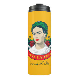 Frida Kahlo Viva la Vida Thermal Tumbler