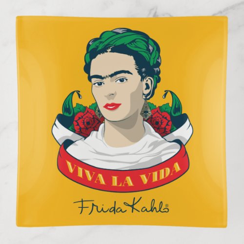 Frida Kahlo  Viva la Vida Trinket Tray