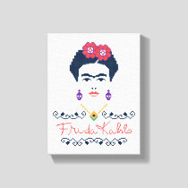 Frida Kahlo | Viva Mexico Canvas Print