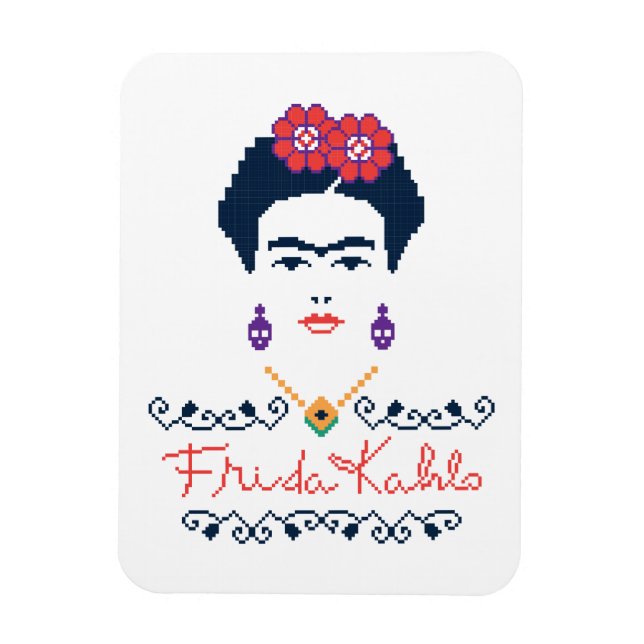Frida Kahlo | Viva Mexico Magnet (Vertical)
