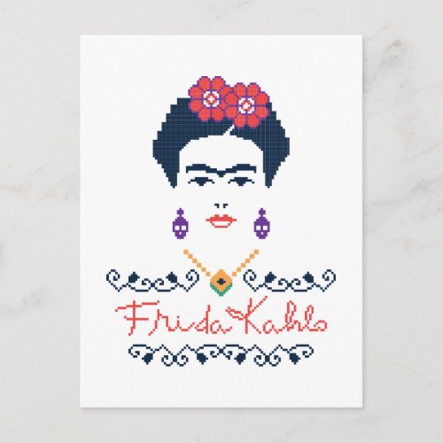Frida Kahlo  Viva Mexico Postcard
