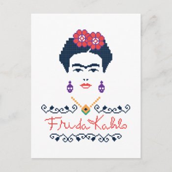 Frida Kahlo | Viva Mexico Postcard by fridakahlo at Zazzle