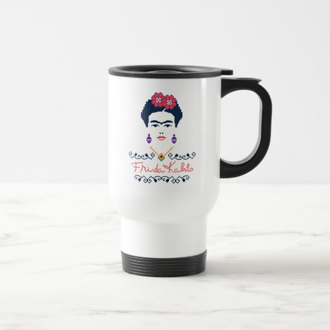Frida Kahlo | Viva Mexico Travel Mug (Right)