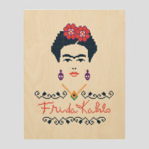 Frida Kahlo | Viva Mexico Wood Wall Decor