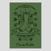 Frida Kahlo | Wings to Fly Poster