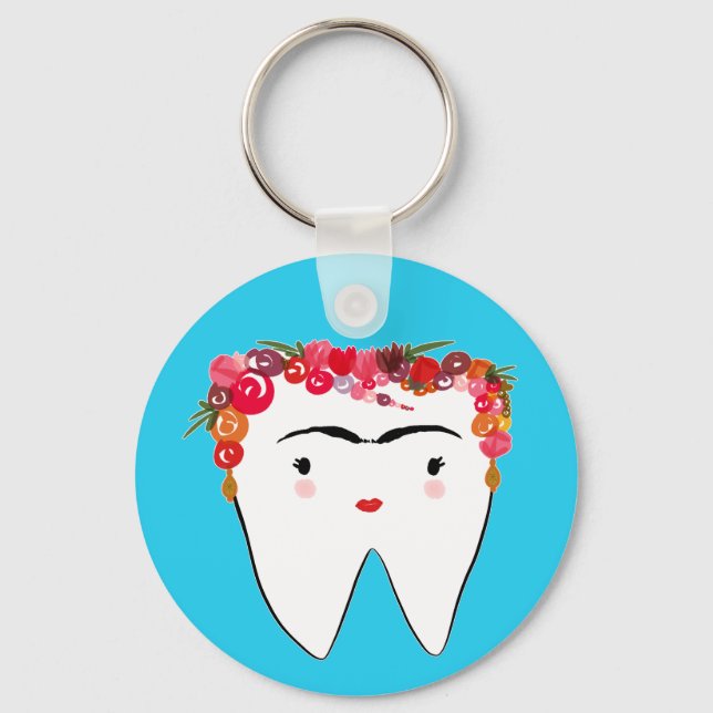 Frida Molar Keychain (Front)