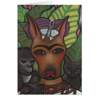 Frida Self Pawtrait 1940 Cards