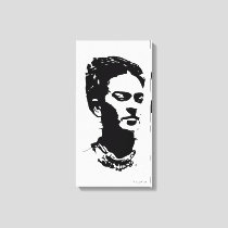 Frida Shadow Portrait Canvas Print