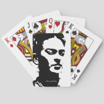Frida Shadow Portrait Poker Cards
