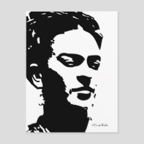 Frida Shadow Portrait Postcard