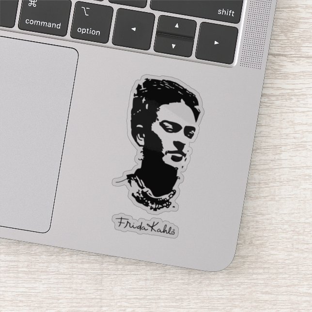 Frida Shadow Portrait Sticker (Detail)