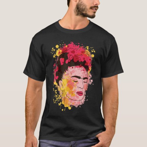 Frida Watercolor T_Shirt