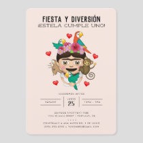 FridaMoji Fiesta Birthday Invitation